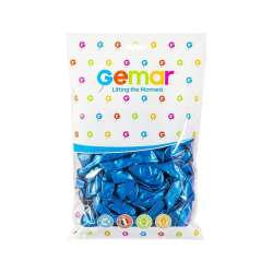 Balony metaliczne granatowe 30cm 100szt (GM110/54)