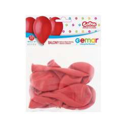 Balony premium czerwone 25,5cm 10szt