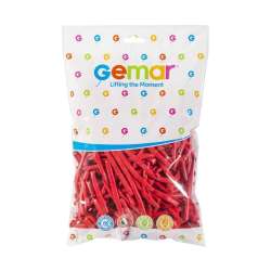 Balony rurki włoskie czerwone 5cm 100szt