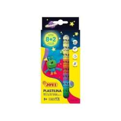 Plastelina 15g 8 basic kolor + 2 świecące w ciemn