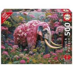 Puzzle 500 Kwiatowy słoń