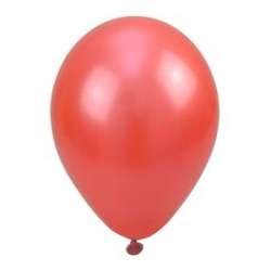 Balony metalizowane czerwone 30cm 100szt