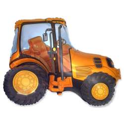 Balon foliowy 61cm Traktor pomarańczowy - 1