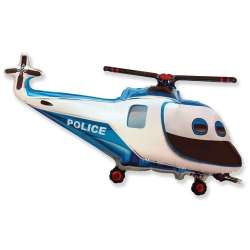 Balon foliowy 61cm Helikopter Policyjny