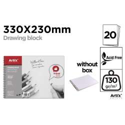 Blok rysunkowy 33x23cm 130g