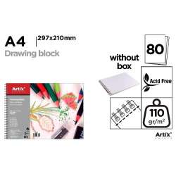 Blok do rysowania A4 ARTIX (PB341)