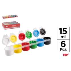 Farba plakatowe tempera 15ml 6 kolorów