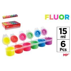 Farba plakatowa tempera fluor 6x15ml