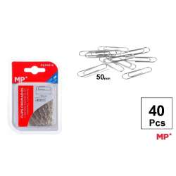 Spinacz biurowy 50mm 40szt srebrne