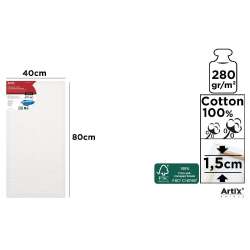 Podobrazie 40X80X1.5 cm 280G/m2 ARTIX (PP98-4080)