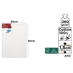 Podobrazie 60X80X1.5 cm 280G/m2 ARTIX (PP98-6080)