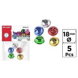 Dzwonek kolorowy 18mm 5szt