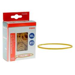 Gumki recepturki żółte 30x1,5mm 60g