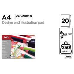 Blok do rysowania A4 ARTIX (PB348) - 1
