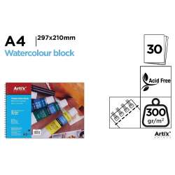 Blok do akwareli A4/30K 300g