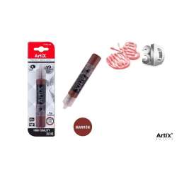 Farba strukturalna 3D brązowy 30ml