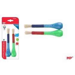 Pędzle dla dzieci z uchwytem Easy grip 2szt