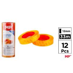 Taśma samoprzylepna przezroczysta 12mmx33m (12szt) - 1