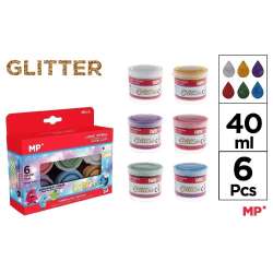 Farba plakatowa tempera 40ml 6 kolorów