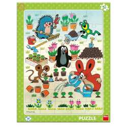 Puzzle 40 ramkowe Krecik w ogródku - 1