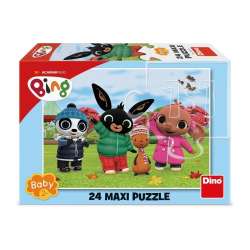 Puzzle baby 24 Królik Bing jesienną porą - 1