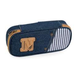 Piórnik etui Denim granatowy - 1