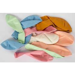 Balony Joy pastelowe 30cm 12szt MIX