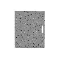 Teczka na rysunki A4 Terrazzo szara - 1