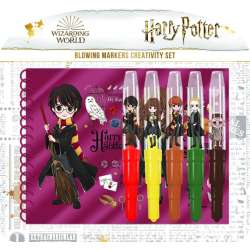 Zestaw markery Harry Potter 5szt + notes +szablon