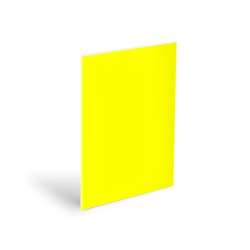 Okładka na zeszyt A4 neon yellow 180mic (10szt)