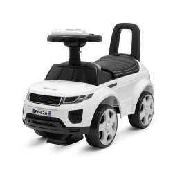 Jeździk SUV ekoskóra Prime biały - 1
