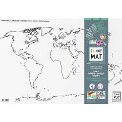 Mata transparentna Mapa Świata Kontynenty Funny Ma - 1