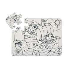 Puzzle Wyspa Piratów Funny Mat STRIGO - 1