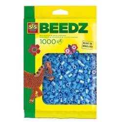 Koraliki do prasowania niebieskie 1000szt