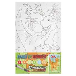 Malowanie po numerach Dino pomarańczowa