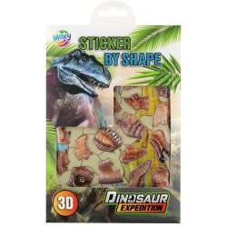 Naklejki po kształtach 3D T.Rex