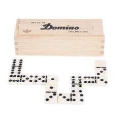 Domino Double 6 w drewnianym etui LONGFIELD - 1