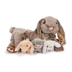 Królik mama z 3 młodymi królikami - 1