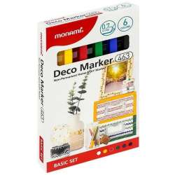 Marker akrylowy Deco 463 XF 6kol MONAMI