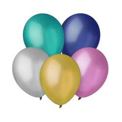 Balony Decomex metaliczne 23cm 100szt