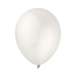 Balony Decomex metallic Pearl White 100szt