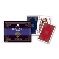 Karty do gry 2 talie international President Piatnik (9001890228049) - 1