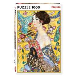 Puzzle - 1000 Klimt, Dama z Wachlarzem PIATNIK - 1