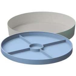 Tacka sensoryczna Play Tray Soft Blue 2w1 nieb