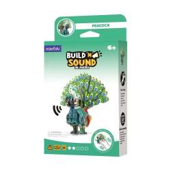 Puzzle 3D. Buduj i słuchaj - Paw