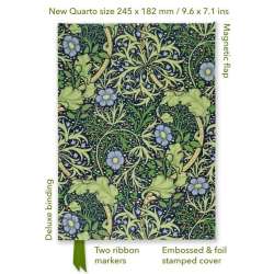 Notatnik quatro linia TW Wodorosty William Morris