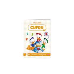 Książka edukacyjna dla dzieci DISNEY UCZY MIKI. Ćwiczenia z naklejkami. Cyfry (UDN-9305 AMEET)