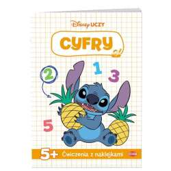 Książeczka Disney uczy. Stitch. Ćwiczenia z naklejkami. Cyfry (UDN-9306)