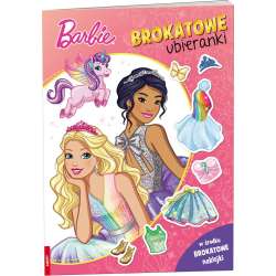 Książeczka Barbie Dreamtopia. Brokatowe ubieranki. (SDLB-1403) - 1