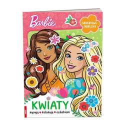 Książeczka Barbie. Kwiaty rysuję, koloruję, ozdabiam (KWI-1101) - 1